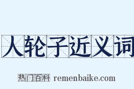 人轮子近义词是什么意思的图片